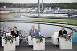 Opening of the phosphorus removal facility at the St. Petersburg 28 June 2011. Copyright Copyright © Office of the President of the Republic of Finland 